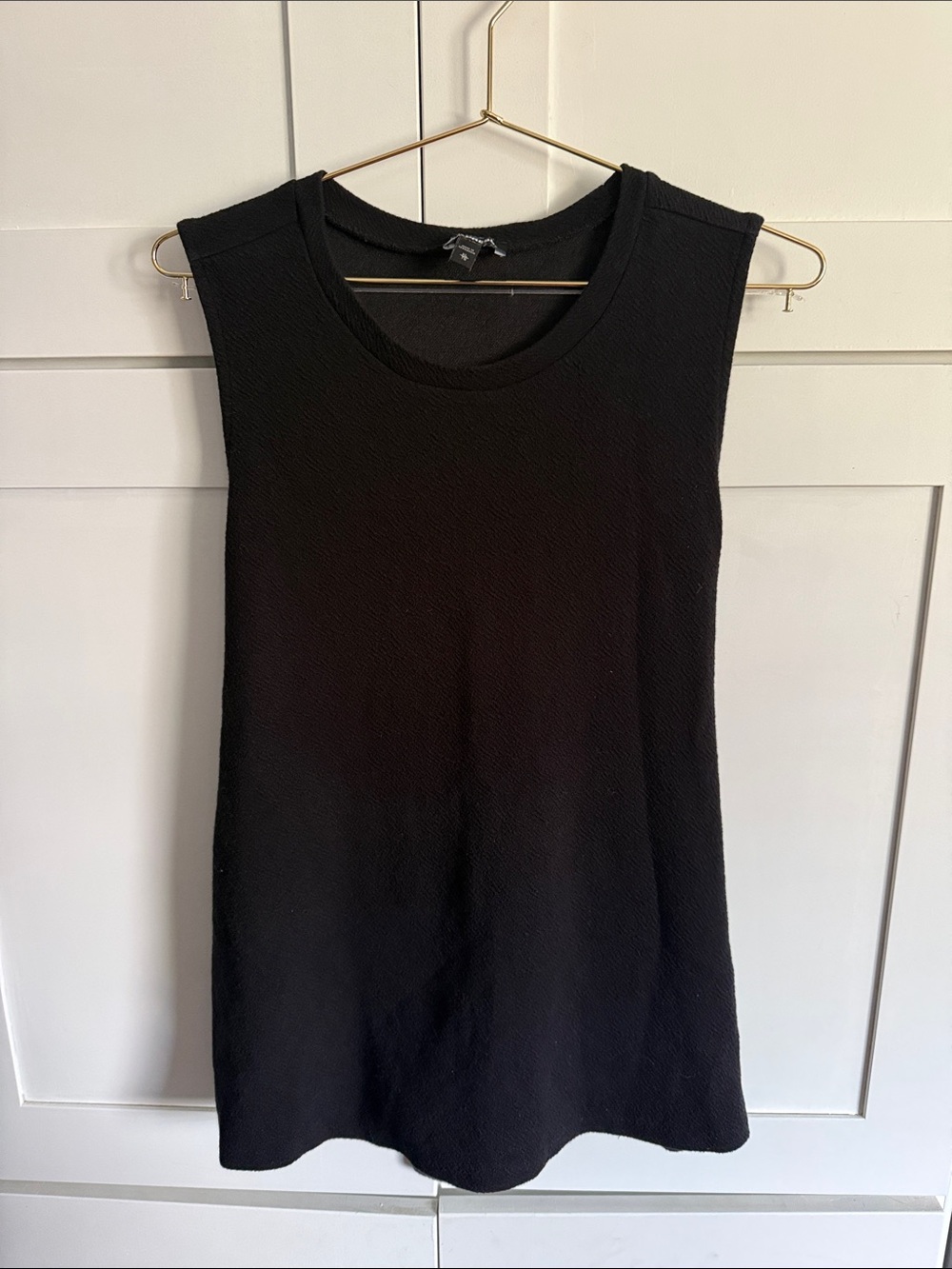 Women’s XL Express Black Sleeveless Ribbed Tank